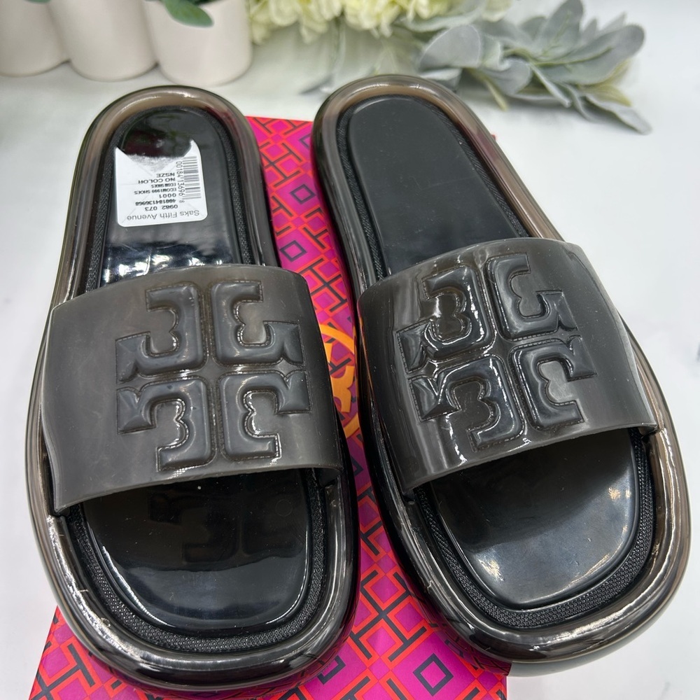Women's Tory Burch bubble jelly slide sandal size 7 - Picture 2 of 7